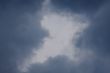 Background of sky with thunderclouds.