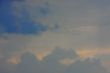 Background of sky with thunderclouds.