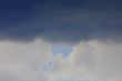 Background of sky with thunderclouds.