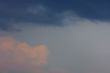 Background of sky with thunderclouds.