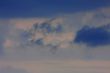 Background of sky with thunderclouds.