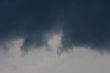 Background of sky with thunderclouds.
