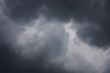 Background of sky with thunderclouds.