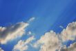 Background of blue sky.