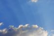 Background of blue sky.