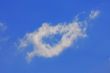 Background of blue sky.