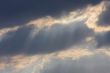 Background of sky with thunderclouds.