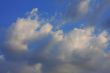 Background of blue sky.