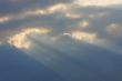 Background of sky with thunderclouds.