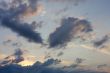 Background of sky with thunderclouds.
