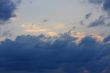 Background of sky with thunderclouds.