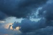 Background of sky with thunderclouds.