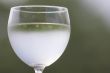 Glass with drink.