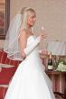 Bride with glass