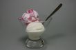 Sundae on grey background