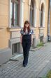 Beauty woman on the street.