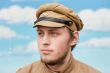 Portrait of soldier in retro style picture