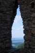 outlook from a castle