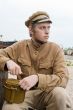 Soldier with boiler in retro style picture
