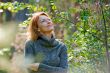 Portrait of woman in nature