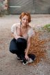 Beautiful woman with cat