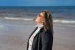 Portrait of woman at the sea