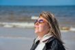 Portrait of woman at the sea