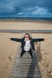 Adult woman at the sea