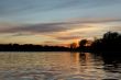 Sunset over lake Wascana