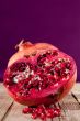 Pomegranate fruit and grains
