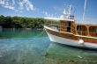 Ship in clear waters