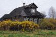 Russian Village House in the Fall