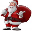 hang loose santa claus