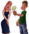 romance with flower