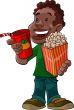 boy going to theather