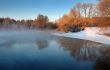 Frosty winter morning