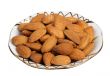 Almonds, isolated
