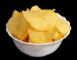 Chips in a white cup