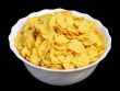 cornflakes in a white cup