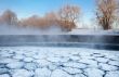 Frosty winter morning