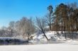 Frosty winter morning