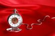 Pocket Watch On Red