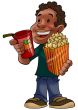 boy going to theather