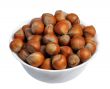 Hazelnuts, isolated