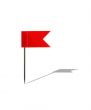 Red Flar Pin 