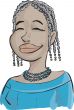 afro girl