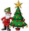 gnome and tree