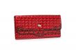 Red Leather Change Purse