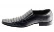 leather shoes black