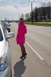 Woman in pink